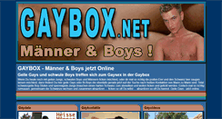 Desktop Screenshot of gaybox.net